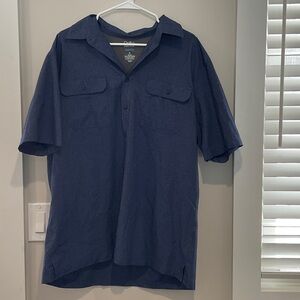 Croft & Barrow Blue Casual Button Down Shirt